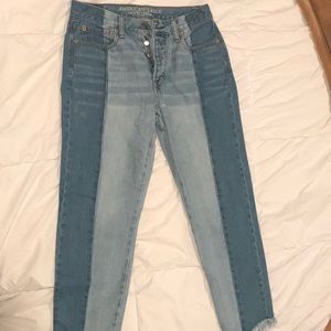 NEW Two Tone Vintage High Rise Jeans